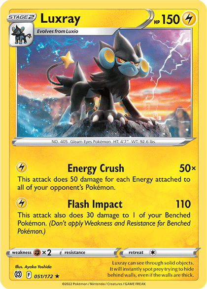 Luxray (051/172) [Sword & Shield: Brilliant Stars] | Enigma On Main