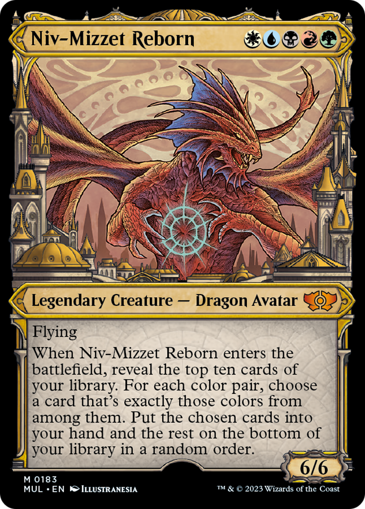 Niv-Mizzet Reborn (Halo Foil) [Multiverse Legends] | Enigma On Main