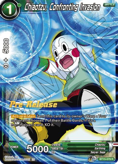 Chiaotzu, Confronting Invasion (BT15-079) [Saiyan Showdown Prerelease Promos] | Enigma On Main