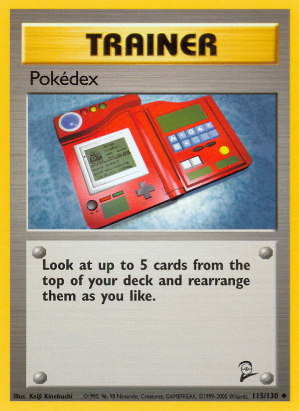 Pokedex (115/130) [Base Set 2] | Enigma On Main