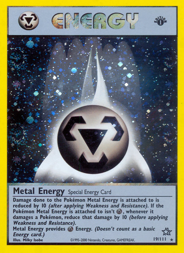 Metal Energy (19/111) [Neo Genesis 1st Edition] | Enigma On Main