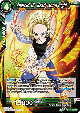 Android 18, Ready for a Fight (BT14-070) [Cross Spirits] | Enigma On Main