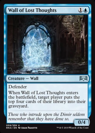 Wall of Lost Thoughts [Ravnica Allegiance] | Enigma On Main