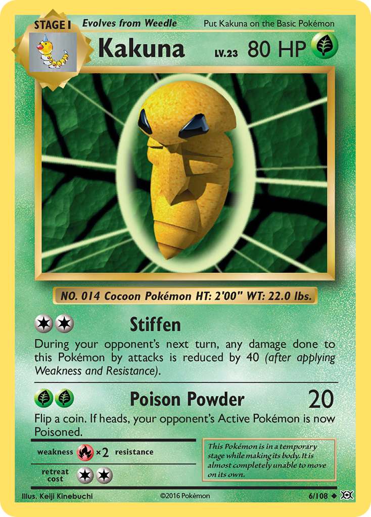 Kakuna (6/108) [XY: Evolutions] | Enigma On Main