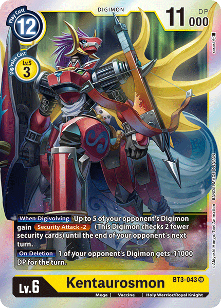 Kentaurosmon [BT3-043] [Release Special Booster Ver.1.0] | Enigma On Main