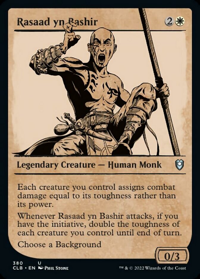 Rasaad yn Bashir (Showcase) [Commander Legends: Battle for Baldur's Gate] | Enigma On Main