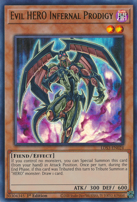 Evil HERO Infernal Prodigy [LDS3-EN024] Ultra Rare | Enigma On Main