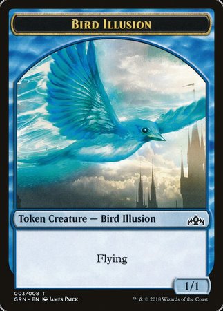 Bird Illusion Token [Guilds of Ravnica Tokens] | Enigma On Main