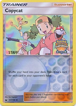 Copycat (127/168) (Regional Championship Promo Staff) [Sun & Moon: Celestial Storm] | Enigma On Main