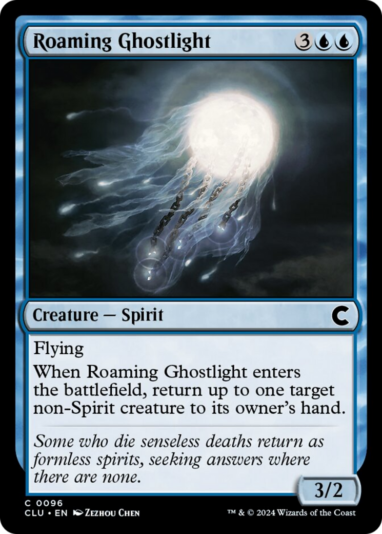 Roaming Ghostlight [Ravnica: Clue Edition] | Enigma On Main