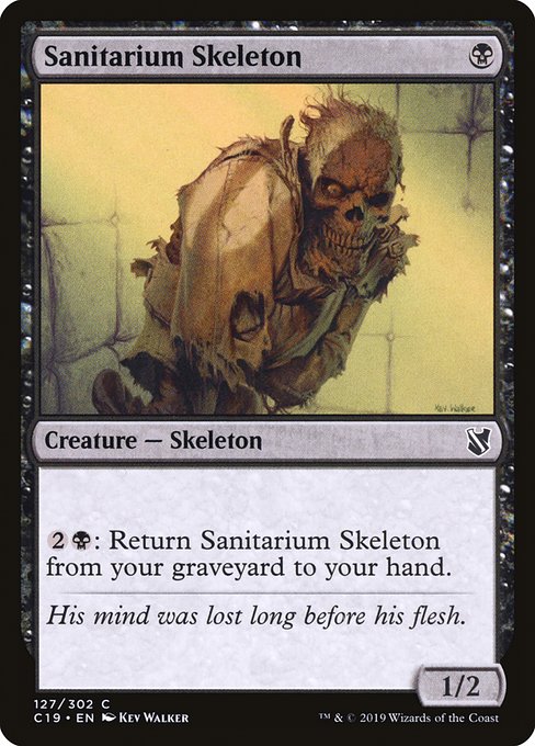 Sanitarium Skeleton [Commander 2019] | Enigma On Main