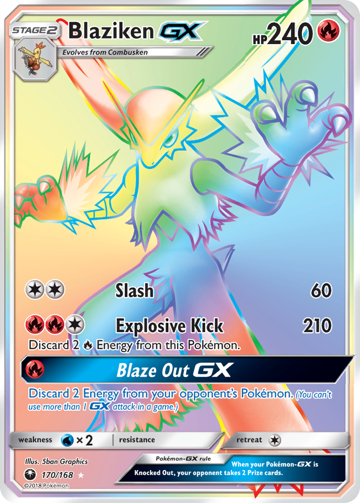 Blaziken GX (170/168) [Sun & Moon: Celestial Storm] | Enigma On Main