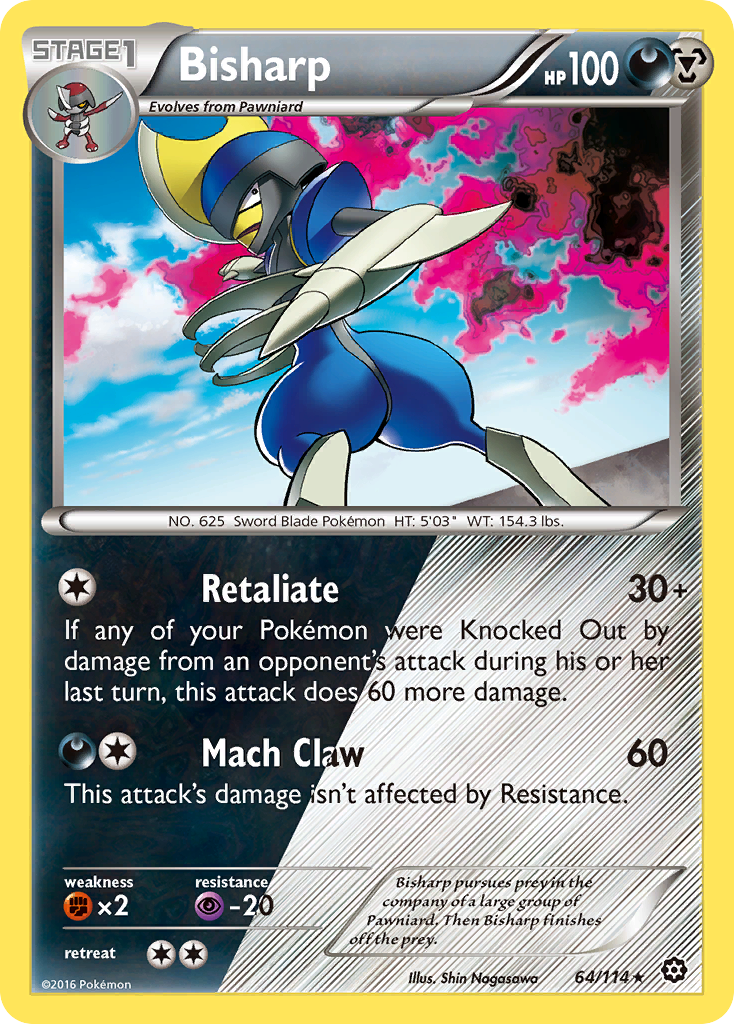 Bisharp (64/114) [XY: Steam Siege] | Enigma On Main