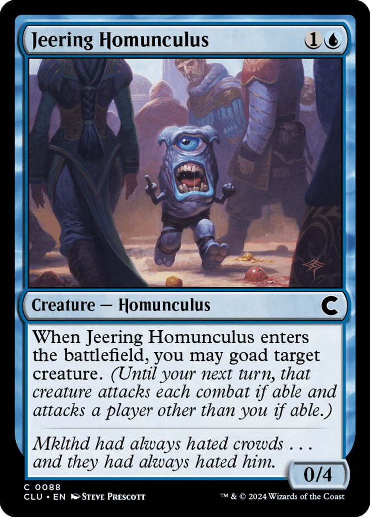 Jeering Homunculus [Ravnica: Clue Edition] | Enigma On Main