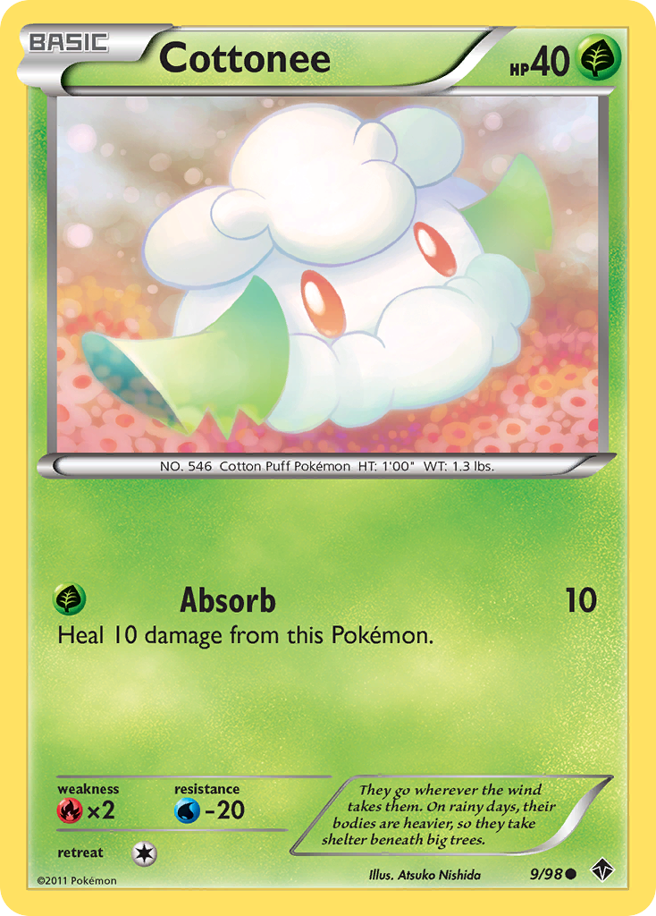 Cottonee (9/98) [Black & White: Emerging Powers] | Enigma On Main