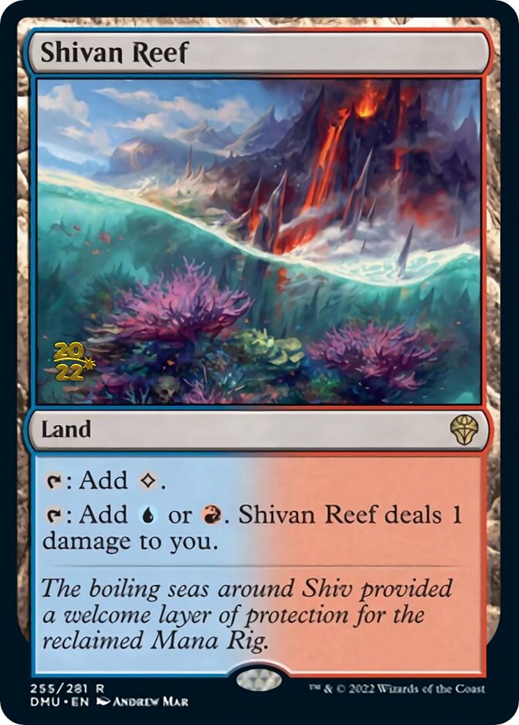 Shivan Reef [Dominaria United Prerelease Promos] | Enigma On Main