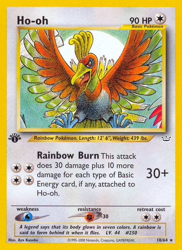 Ho-oh (18/64) [Neo Revelation 1st Edition] | Enigma On Main