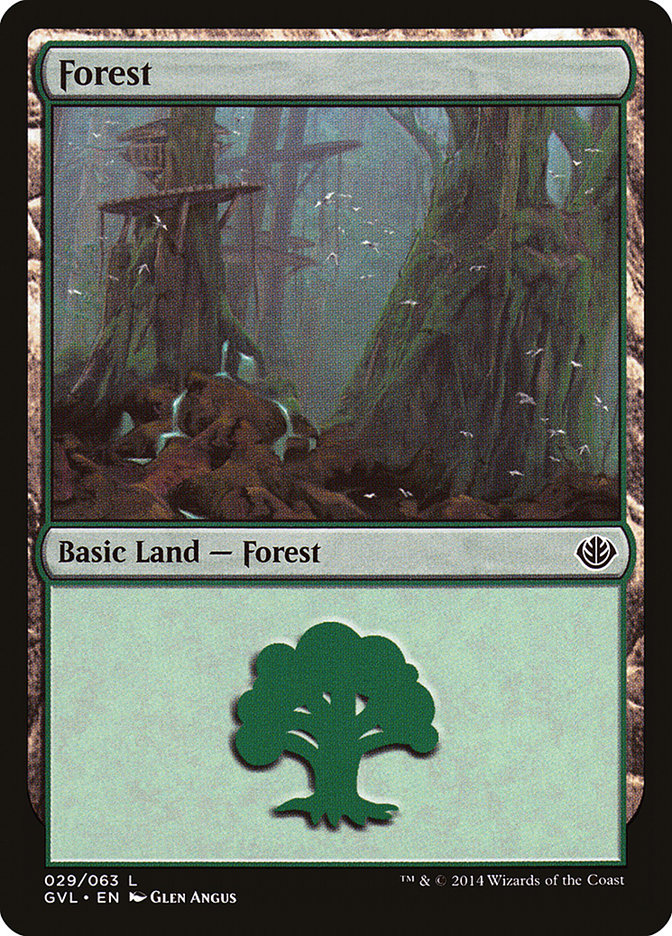 Forest (29) (Garruk vs. Liliana) [Duel Decks Anthology] | Enigma On Main