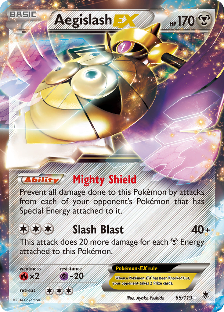 Aegislash EX (65/119) [XY: Phantom Forces] | Enigma On Main