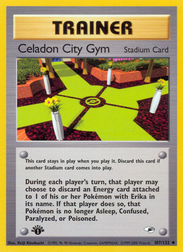 Celadon City Gym (107/132) [Gym Heroes 1st Edition] | Enigma On Main