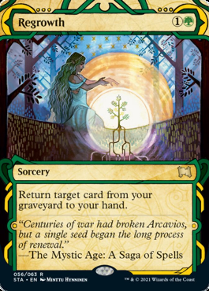 Regrowth (Etched Foil) [Strixhaven Mystical Archive] | Enigma On Main