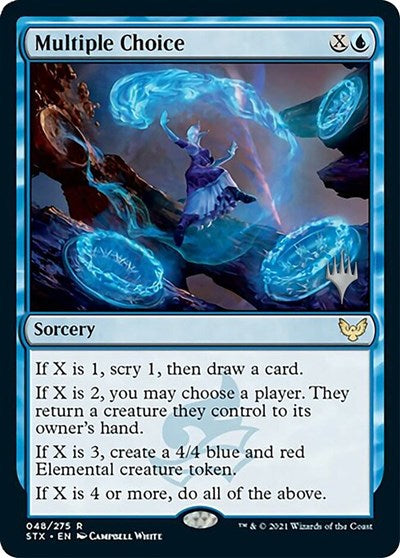 Multiple Choice (Promo Pack) [Strixhaven: School of Mages Promos] | Enigma On Main