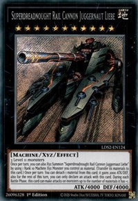 Superdreadnought Rail Cannon Juggernaut Liebe [LDS2-EN124] Secret Rare | Enigma On Main