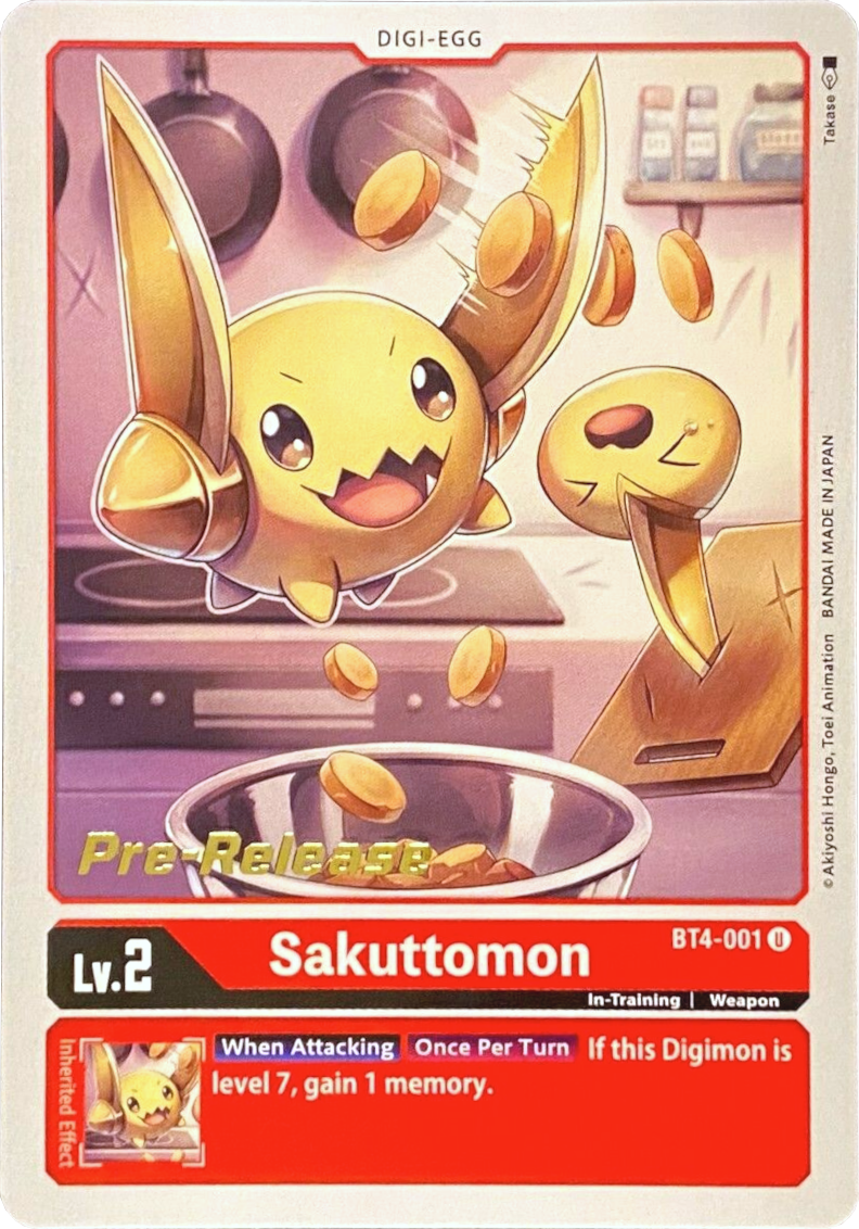 Sakuttomon [BT4-001] [Great Legend Pre-Release Promos] | Enigma On Main