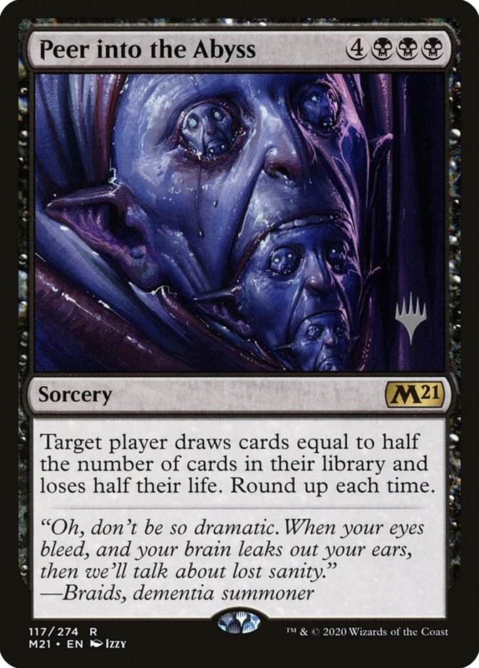Peer into the Abyss (Promo Pack) [Core Set 2021 Promos] | Enigma On Main