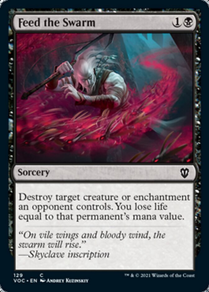 Feed the Swarm [Innistrad: Crimson Vow Commander] | Enigma On Main