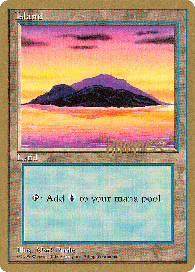 Island (shr368) (Shawn "Hammer" Regnier) [Pro Tour Collector Set] | Enigma On Main