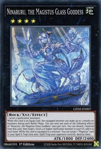 Ninaruru, the Magistus Glass Goddess [GEIM-EN007] Super Rare | Enigma On Main