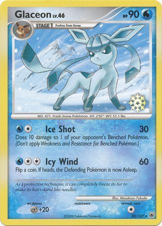 Glaceon (20/100) [Countdown Calendar Promos] | Enigma On Main