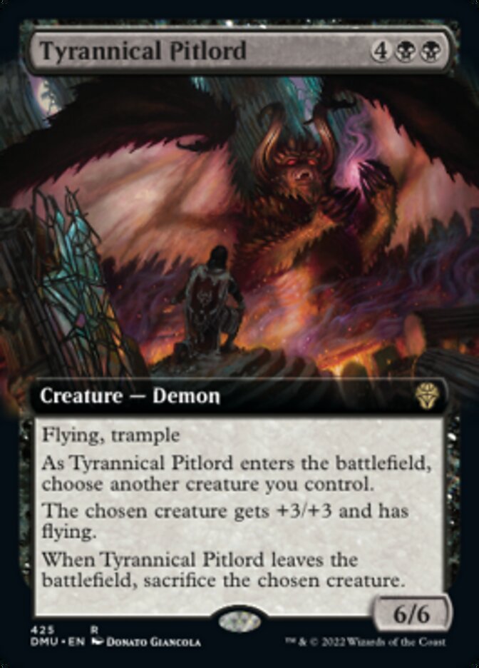 Tyrannical Pitlord (Extended Art) [Dominaria United] | Enigma On Main