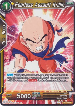 Fearless Assault Krillin (Reprint) (BT6-089) [Battle Evolution Booster] | Enigma On Main