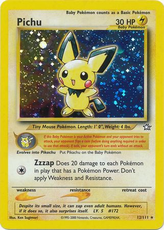 Pichu (12/111) [Neo Genesis Unlimited] | Enigma On Main