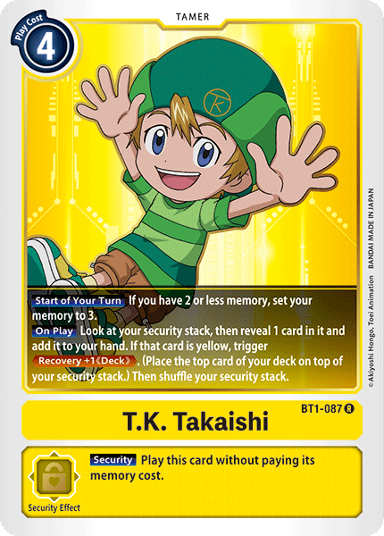 T.K. Takaishi [BT1-087] [Release Special Booster Ver.1.0] | Enigma On Main