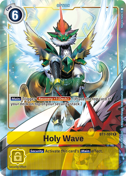 Holy Wave [BT1-107] (Dash Pack) [Release Special Booster Ver.1.5 Promos] | Enigma On Main