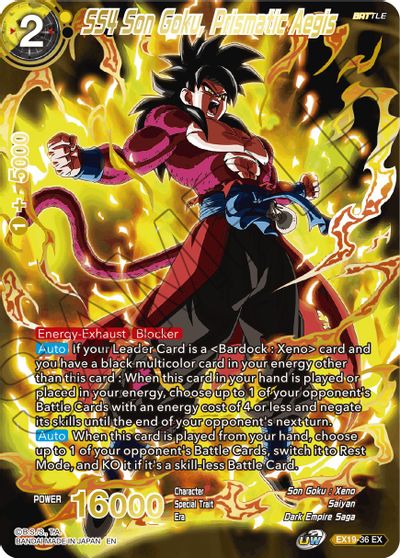 SS4 Son Goku, Prismatic Aegis (EX19-36) [Special Anniversary Set 2021] | Enigma On Main