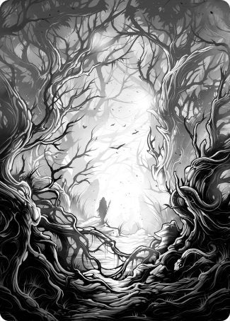 Forest 1 Art Card [Innistrad: Midnight Hunt Art Series] | Enigma On Main