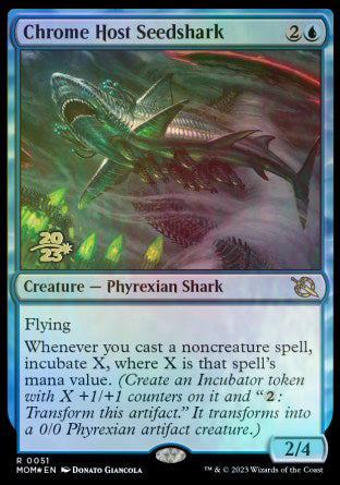 Chrome Host Seedshark [March of the Machine Prerelease Promos] | Enigma On Main