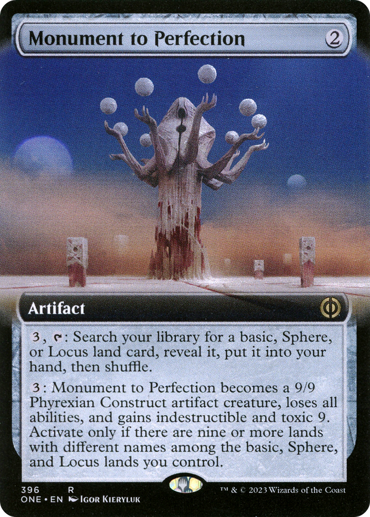 Monument to Perfection (Extended Art) [Phyrexia: All Will Be One] | Enigma On Main