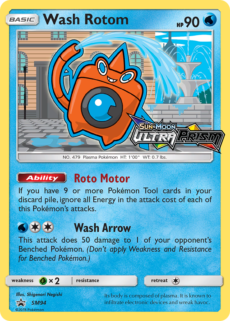 Wash Rotom (SM94) [Sun & Moon: Black Star Promos] | Enigma On Main