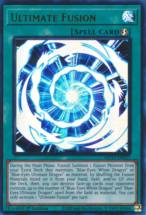 Ultimate Fusion [MP23-EN027] Ultra Rare | Enigma On Main