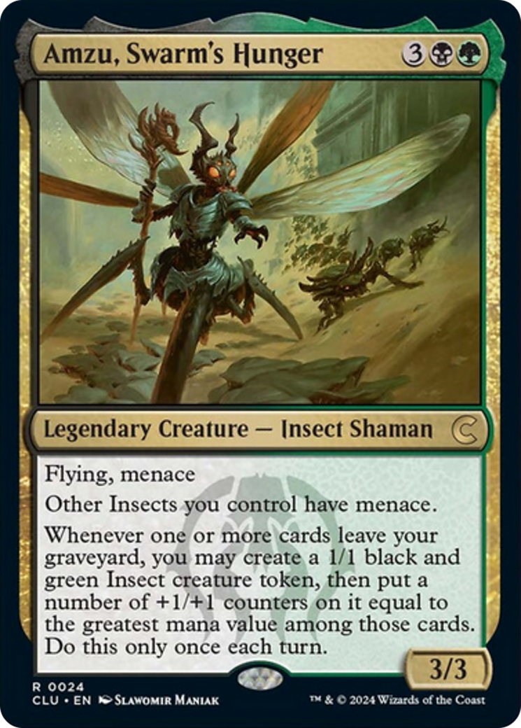 Amzu, Swarm's Hunger [Ravnica: Clue Edition] | Enigma On Main