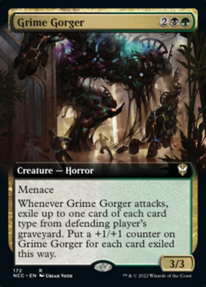 Grime Gorger (Extended Art) [Streets of New Capenna Commander] | Enigma On Main