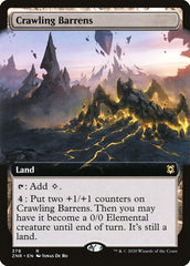 Crawling Barrens (Extended Art) [Zendikar Rising] | Enigma On Main
