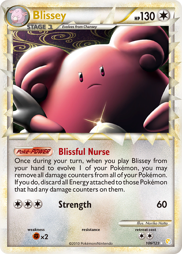 Blissey (106/123) [HeartGold & SoulSilver: Base Set] | Enigma On Main