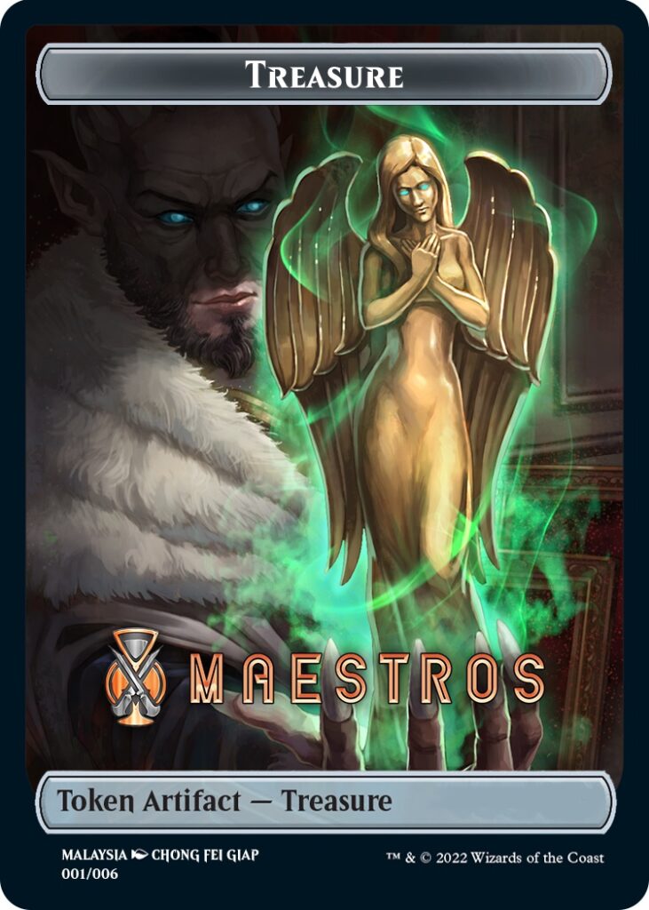 Treasure Token (Maestros) (Southeast Asia Artists) [Streets of New Capenna Tokens] | Enigma On Main