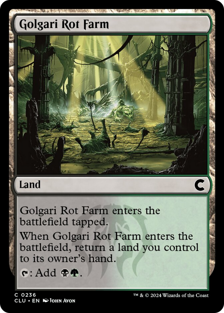 Golgari Rot Farm [Ravnica: Clue Edition] | Enigma On Main